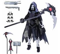 Lot de 13 figurines d'action factice T13, jouet imprimé 3D en titane 13 actions, figurine et accessoires, cape de la mort, robot squelette, figurine d'animation cool Robot Stop Motion