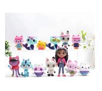 Lot de 13 Figurines Gabby et la Maison Magique - Personnages Complets 4 à 11 cm - Sans Boîte