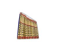 Lot de 13 flûtes bansuri en bambou pour débutants - 7 trous - Instrument de musique indien - Cadeau d'anniversaire - Pour homme et femme
