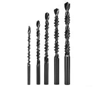 Lot de 13 forets à rainurer en spirale dentelée pour le travail du bois, coupe des trous droits dans des matériaux fins jusqu'à 3 mm, foret filaire à couple élevé requis, bricolage et atelier (C)