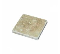 Lot de 13 Mosaïques Travertin 20 x 20 cm - Beige - 0,52 m2