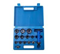 Lot de 13 outils de poinçonnage ergonomiques en acier au carbone avec étui pour cuir et travaux manuels
