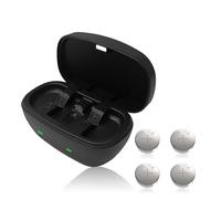 Lot de 13 piles auditives rechargeables et étui de chargeur de batterie, boîte de chargement de batterie avec 4 piles pour appareils auditifs rechargeables pour 13 appareils auditifs (chargeur + 4