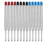 Lot de 13 recharges de rechange pour stylo à bille - Épaisseur de trait : 1 mm - Pour stylo à bille - Pour le format G2