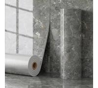 Lot de 13 rouleaux de papier peint effet marbre imperméable en céramique pour salle de bain, cuisine, décoration d'intérieur
