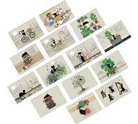 Lot de 13 Sets de Table Assortis : Chats Patissier , Jardinier , Joueur, Cycliste, Musiciens , au Travail sur Un Bureau, endormi sur des Livres ou des Coussins, touristes à Paris , Amoureux ….