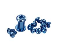 Lot de 13 vis en titane pour Benchmade 535 Bugout, Mini Bugout 533 et Bailout 537 - Kit complet de quincaillerie avec pivot, poignée et vis à clip de poche - Bleu
