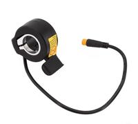 Lot de 130 accélérateurs avec tête M8 pour scooter électrique - Levier de commande en plastique noir - Câble de 27 cm - Montage gauche ou droit