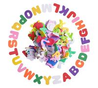 Lot de 130 lettres autocollantes en caoutchouc mousse - Grandes lettres autocollantes