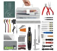 Lot de 135 accessoires pour imprimante 3D - Kit universel de nettoyage et de post-traitement - Avec boîte de rangement et nettoyant pour buses, ébavurage et outils de modélisation pour toutes les