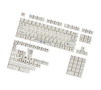 Lot de 135 touches avec manuscrit Voynich - Design thermique sublimé pour jeux de bureau et espaces de travail créatifs - Accessoires de clavier de bureau
