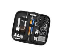 Lot de 138 outils d'horloger pour remplacement de batterie électronique mécanique avec étui de rangement e montre, outil de retrait de dos
