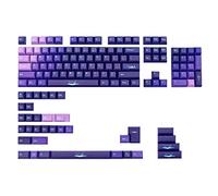 Lot de 139 touches KCA pour clavier mécanique GK61/64/68/84/980 Violet 139 touches KCA Hauteur PBT Dye Sub Keycap pour GK61/64/68/75
