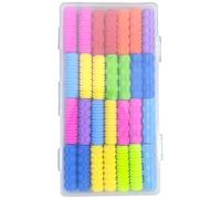 Lot de 14/28 porte-stylos souples en silicone pour enfants d'âge préscolaire et étudiant - Soulagement du stress sensoriel