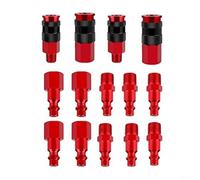 Lot de 14 accessoires pour compresseur d'air, connecteur rapide pneumatique, coupleur d'air et kit de raccords pour outils pneumatiques/compresseurs d'air