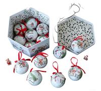 Lot de 14 autocollants en mousse pour sapin de Noël avec bulle 3D pour décoration d'intérieur Hutschenreuther de style nordique (C)