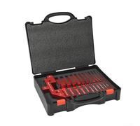 Lot de 14 blocs de configuration en alliage d'aluminium pour une mesure précise de la hauteur, de la profondeur et de l'angle sur les machines à bois, y compris la toupie, la scie à table et la