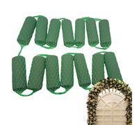 Lot de 14 blocs d'éponge pour fleurs - Guirlande de fleurs en mousse - Blocs d'absorption florale - Pour intérieur et extérieur - Vert - Pour mariage, bal, anniversaire