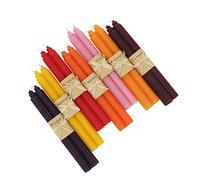 Lot de 14 bougies coniques en cire d'abeille, 22,9 cm, de qualité supérieure, sans fumée, bougies en cire d'abeille pour la maison, les mariages, les fêtes et la décoration d'intérieur
