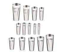 Lot de 14 buses de mastic ergonomiques faciles à utiliser avec embout en acier inoxydable pour artisans et amateurs de calfeutrage lisse, réparation domestique, outil de finition