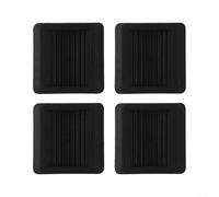 Lot de 14 butées de poulie en caoutchouc antidérapant pour patins de protection de sol pour roues d'un diamètre inférieur à 80 mm et d'une largeur inférieure à 60 mm (4 pièces)