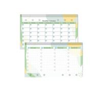 Lot de 14 cahiers à 6 trous avec pages nales pour la gestion financière du mois des plantes fraîches