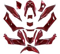 Kit carénage rouge candy brillant pour scooter Honda 125 PCX Après 2021