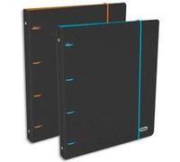 Lot de 14 Classeurs 4 anneaux en D ELBA FOR STUDENT en polypropylène 20/10. Dos 3cm. Coloris assortis G