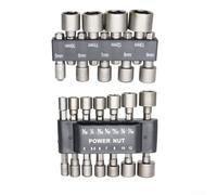Lot de 14 clés à douille hexagonales en acier au chrome vanadium pour une connexion solide et une durée de vie prolongée de l'outil
