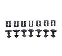 Lot de 14 clips de fixation pour œil de remorquage avant | pour Land | pour Rover Discovery 3 (2005-2009) | Retaineurs d'insert d'amarrage en plastique | Kit de remplacement de fixations de garniture
