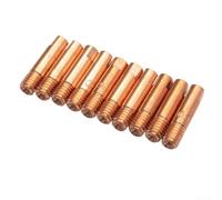 Lot de 14 consommables pour chalumeau de soudage MIG 14AK avec buse à gaz, embout et support compatibles avec les torches de soudage MIG MAG (1,2 mm)