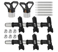 Lot de 14 embouts de pulvérisation réversibles sans air pour la maison