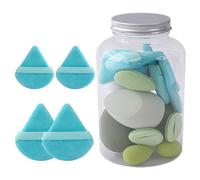 Lot de 14 éponges de maquillage pour fond de teint - Éponges de maquillage - Éponges de maquillage - Éponges et cales - Pour une utilisation humide et sèche - Pour petite amie, mère
