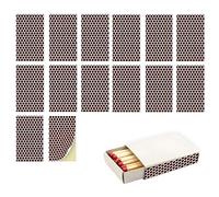 Lot de 14 feuilles de papier auto-adhésif 5 x 3 cm, gommes manuelles, papier phosphore, à coller au fond ou sur le côté du bocal ou de la bouteille d'allumette