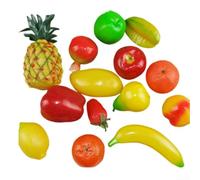 Lot de 14 fruits d'émulation pour une décoration élégante de la maison, pour différents paramètres et arrangements
