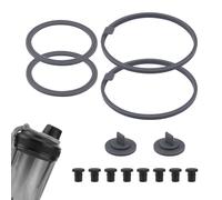 Lot de 14 Joints de Rechange pour Shaker à Protéines Électrique VOLTRX de 24 oz, avec 8 Bouchons Antidérapants Joint d'Étanchéité en Silicone Anti-Fuite pour Couvercle à bec Verseur Sans BPA
