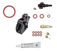 Lot de 14 joints toriques + 6 g de graisse silicone type 2 - Kit d'entretien pour valve de support - Bouchon d'écoulement - Compatible avec Philips Saeco Spidem Gaggia