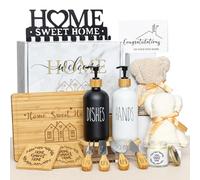 Lot de 14 paniers cadeaux de pendaison de crémaillère pour couples, propriétaires, clients, femmes, agents immobiliers, cadeaux de fermeture pour acheteurs de maison, cadeaux de première maison