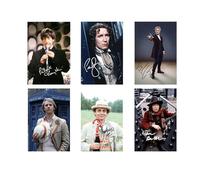Lot de 14 photos de Docteurs Who signées par Doctor Who 15,2 x 10,2 cm avec signatures pré-imprimées qui feraient un excellent cadeau pour tout fan.
