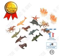 Lot De 14 Pièces En Plastique Animaux Marins/ Modèle Jouets Série Pour Les Enfants