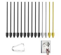 Lot de 14 pointes de stylet de rechange pour stylo remarquable 1/2, Samsung S Pen et stylet EMR - Comprend 4 pointes métalliques résistantes à l'usure + outil de retrait - Sensibilité à la pression