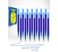 Lot De 14 Recharges Pour Stylo Effaçable,Compatible Avec Frixion Ball & Clicker,0,7 Mm,Bleu,400 M,Longueur D'écriture,Pratique Pour L'école Et La Vie De Tous Les Jours