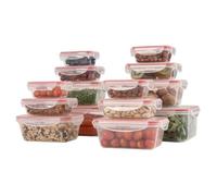 Lot de 14 Récipients Alimentaires en Plastique avec Couvercles, Boîte à Lunch Classbach C-FHD 4009 K 40091