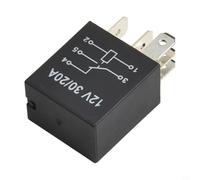 Lot de 14 relais d'alimentation multi-usages 5 broches pour pompe à carburant et systèmes électriques dans les voitures et bateaux à moteur Protection de circuit 12 V (1 pièce)