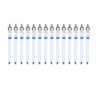 Lot de 14 stylos à bille rétractables avec clip pour écrire en douceur 1,0 mm pour hôpital, école, bureau lié aux particuliers de l'industrie tels que les médecins