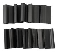 Lot de 14 supports de papier abrasif pour le travail du bois avec ponçage en caoutchouc en 3 formes pour polir la menuiserie, les œuvres d'art, l'artisanat et l'élimination de la rouille du métal