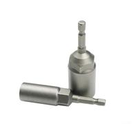 Lot de 14 tourne-écrous à tige hexagonale 80 mm en acier au chrome vanadium non magnétique pour installation et retrait de vis hexagonales et écrous