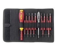 Lot de 14 tournevis avec poignée interchangeable isolés 36068