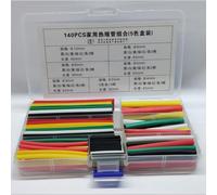 Lot de 140 manchons thermorétractables en caoutchouc avec température minimale de rétrécissement 84 °C et certification ignifuge (140 pièces)