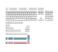 Lot de 142 capuchons de touches en PBT pour clavier mécanique Cherry MX Switch GK61 64 NJ68 75 84 Touches d'hiver